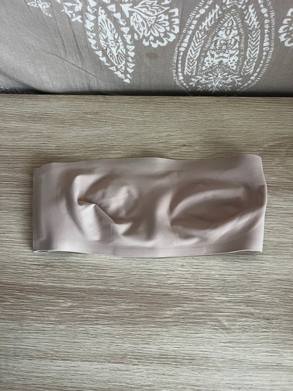 Negative Underwear Champagne Strapless Bandeau Bra Size 1